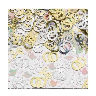 Image of Amscan Confetti Wedding Vows Party Accessory