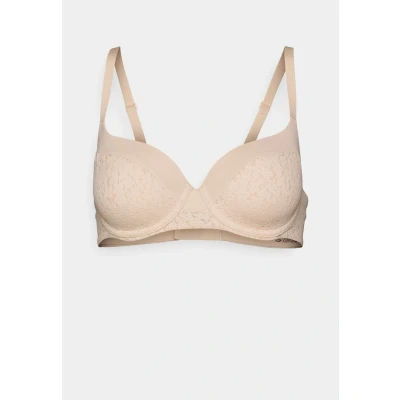 Image of Chantelle Norah Covering Underwired bra, Women&#039;s, Size: 36D, Golden beige