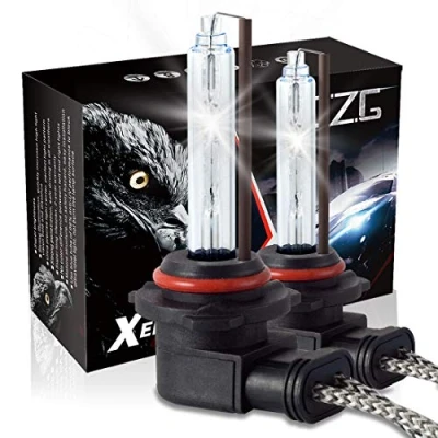 Image of DZG HIR2 HB3 HB4 9012 9005 9006 HID Xenon Bulbs Headlight Replacement Kit 35W 6000K White Car, 1 Pair