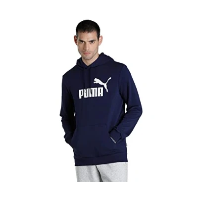 Image of PUMA Essentials Big Logo Men&#039;s Hoodie Peacoat M