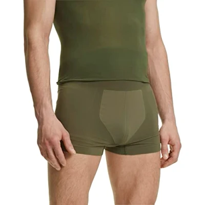 Image of FALKE Men&#039;s Ultralight Cool M BX Functional Yarn Quick Dry 1 Piece Base Layer Underwear, Green (Herb 7754), S