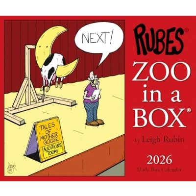 Image of Rubes, Zoo in a Box Desk Calendar 2026