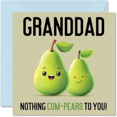 Image of Birthday Cards for Grandad Nothing Com Pears Funny Happy Card from Grandson Granddaughter, Gifts, 145mm x Joke Greeting Men Him