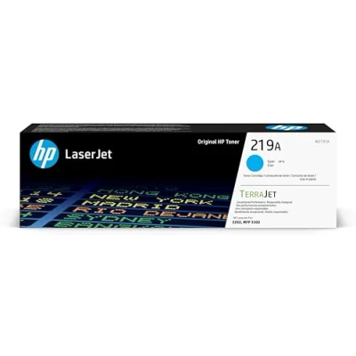 Image of HP 219A Cyan Original LaserJet Toner Cartridge