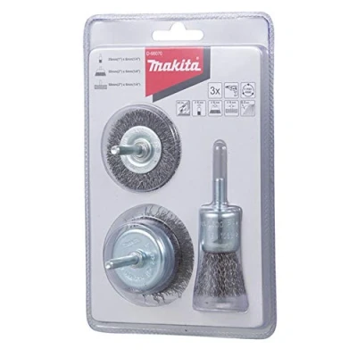 Image of Makita D 66070 3 Piece Wire Brush Set