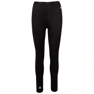 Image of Trespass Womens Base Layer Pants Trousers Lightweight Flores Black