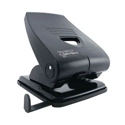 Image of Rapesco 835 P Heavy Duty 2 Hole Punch Metal Black PF835PB2