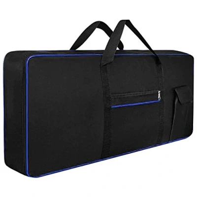 Image of 1PC Keyboard Carry Bag Electronic 61 Key Piano Case for Note Waterproof Anti Shock Oxford Cloth Blue