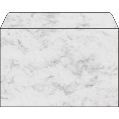 Image of SIGEL DU202 Marbled envelopes, C5, 90 gsm, Grey, 25 Pieces