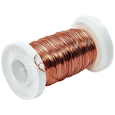 Image of Glorex Copper Wire 0.4mm 40m, Brown, 9 x 8.69 3.2 cm