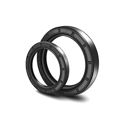 Image of TC 16 * 21 42 4/5/6/7/8/9/10 NBR Shaft Oil Seal Nitrile Covered Double Lip with Garter Spring, 16x25x5mm 2Pcs