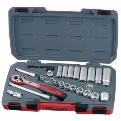 Image of Teng T3835AF T3835 3/8 inch Socket Set A/F Drive (35 Pieces)