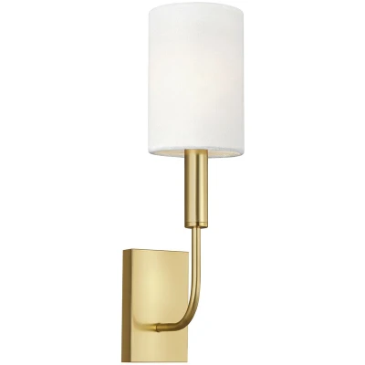 Image of Brianna 1 Light Wall Light, Burnished Brass, E14