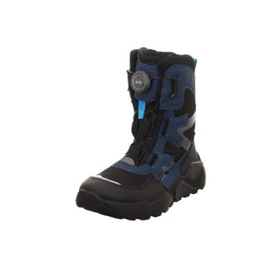 Image of Superfit Rocket Winter boots for kids, Size: 5, Schwarz/türkis Imitation leather/ textile