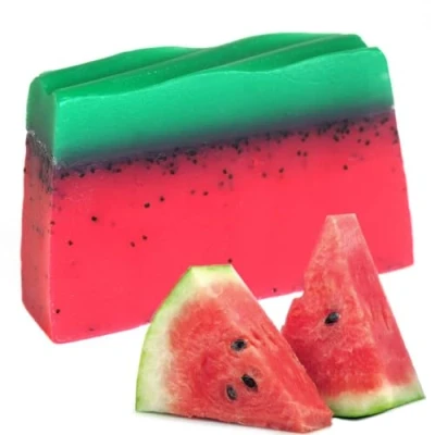 Image of Ancient Wisdom Tropical Paradise Soap Watermelon SLICE approx 100g
