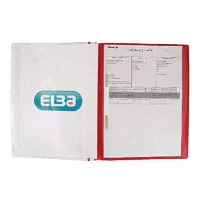 Image of Elba Pocket Report File A4 Red (Pack of 25) 400055038+ Finchley Pen Free