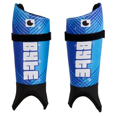 Image of BYTE ZT SUBLIMATED HOCKEY SHINGUARDS BLUE (SMALL)