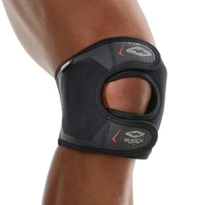 Image of Shockdoctor Adult Knee Support Adjustable Patella with Pad black Size:L/XL