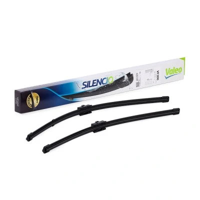 Image of 1J0998002A, 1J0998002B, 1J1955425A, 6Q1955425, 6Q1955425A Wiper BLADE VALEO SILENCIO X.TRM, FLAT SET 574301 VOLKSWAGEN: Golf 4