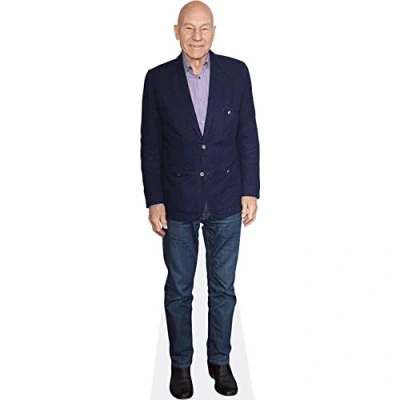 Image of Patrick Stewart (Blazer) Mini Size Cutout