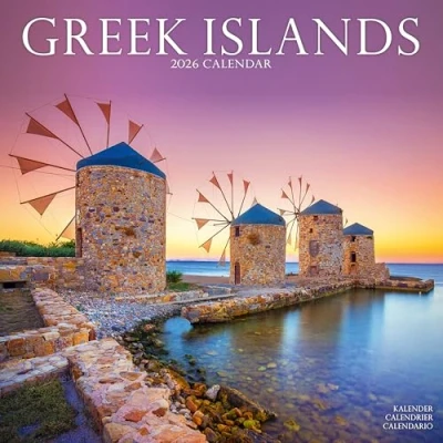 Image of Greek Islands Calendar 2026