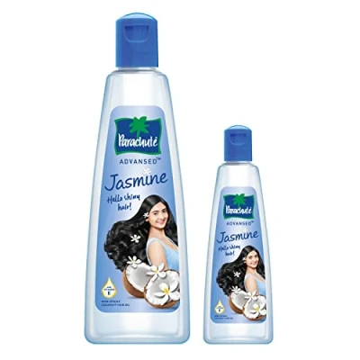 Image of Parachute Advansed Jasmine Coconut Hair Oil, 300ml (Free 90ml) (Ship from India)