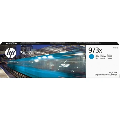 Image of HP 973X High Yield Cyan Original PageWide Cartridge