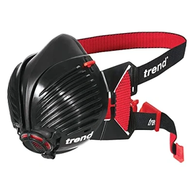 Image of Trend Air Stealth P3 Dust Mask Respirator, Small/Medium, Replaceable HEPAC Filters, Comfortable Design for All Day Use, 99.99% Filtration Efficiency, STEALTH/SM