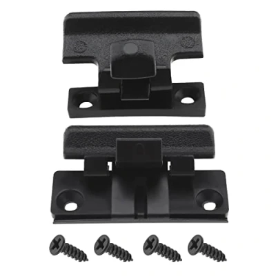 Image of VGOL 2Pcs Center Console Armrest Lid Latch Upper Lower Replacement MR532555 MR532556 Compatible with Mitsubishi Pajero V73 V75 V77 V93 V97 Montero Plastic