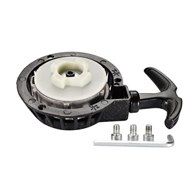 Image of GOOFIT Black Pull Start Recoil Replacement for 2 Stroke Starter Assembly Pocket Bike Dirt