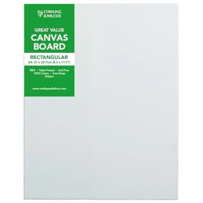 Image of Cowling &amp; Wilcox Artist Canvas Board (A4)