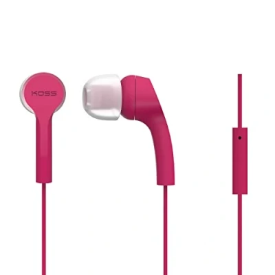Image of Koss KEB 9i In Ear Headphone iPhone iPad Smartphones Pink