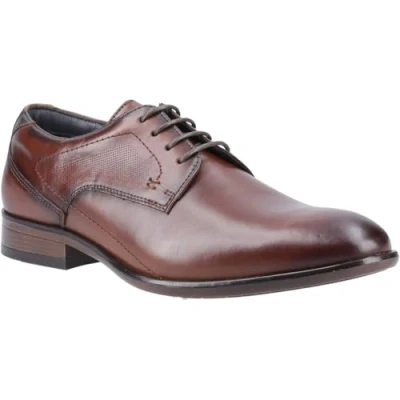 Image of Pod Carl Leather Men&#039;s Cognac Lace Up Shoes UK 11