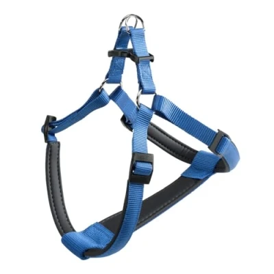 Image of Ferplast Dog Harness DAYTONA, Large Harness, Padded, Adjustable, Blue