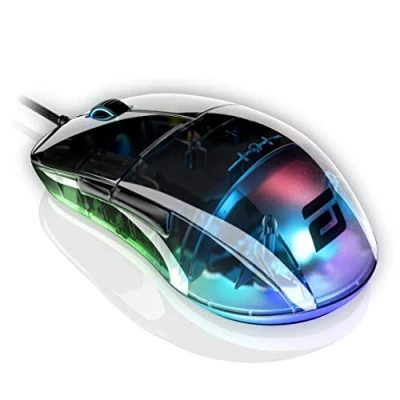 Image of ENDGAME GEAR XM1 RGB Gaming Mouse PMW3389 Sensor Lighting 50 to 16,000 CPI 5 Buttons 60M Switches Dark Reflex