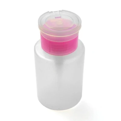 Image of 2 x Pink Pump Dispensers for Acetone and Nail Polish Remover