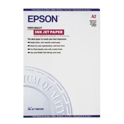 Image of Epson Photo Quality Ink Jet Paper Din A2 102G/M 30 Sheets