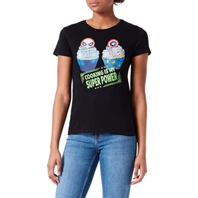 Image of Marvel Women&#039;s Wolokimts013 T Shirt, Black, XXL
