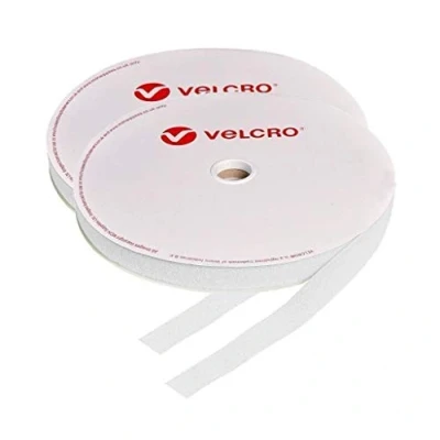 Image of 50mm Velcro® Brand Hook &amp; Loop White Sew On 1m