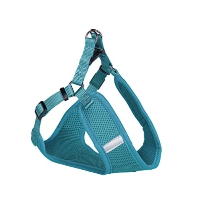 Image of Nobby Mesh Harness with Reflective Stripe, Large, Turquoise