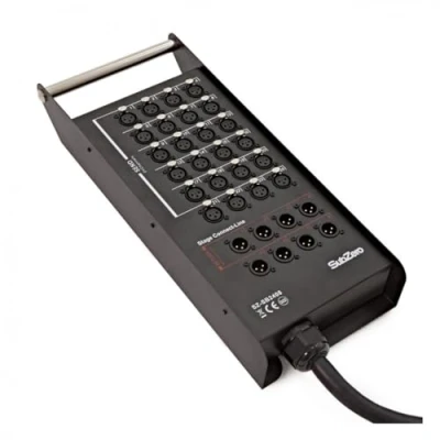 Image of 32 XLR Channel Stage Snake, 24 IN and 8 Out, 25m, SubZero
