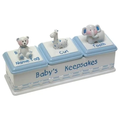 Image of Shudehill Giftware Baby Boy Keepsake Box