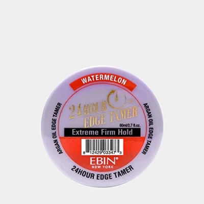 Image of EBIN NEW YORK 24 Hour Edge Tamer Refresh Extreme Firm Hold, 2.7 Oz, Watermelon No Flaking, White Residue, Shine and Smooth with Argan Oil &amp; Castor