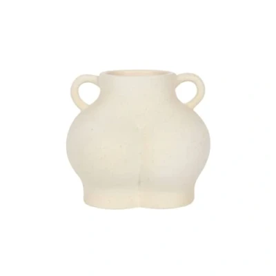 Image of Cream Speckle Bum Plant Pot