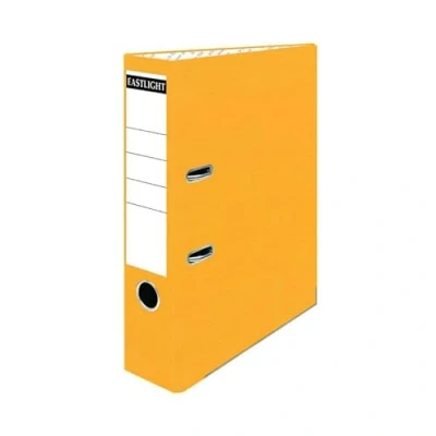 Image of Valuex Lever Arch File Paper on Board A4 70mm Spine Width Yellow (Pack 10)