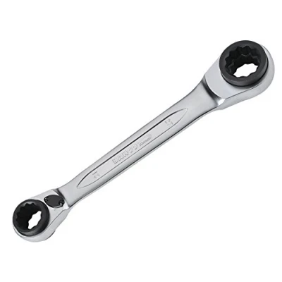 Image of Bahco S4RM 21 27 22/24 mm Quadruple Ratchet Wrench Set, Silver