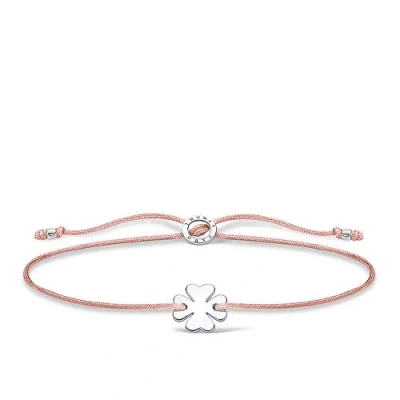 Image of Thomas Sabo Women Bracelet Little Secret Cloverleaf 925 Sterling Silver A1995 173 19 L20V