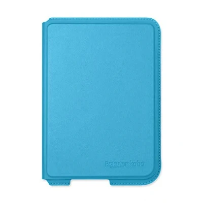 Image of Kobo Nia SleepCover Case Aqua Blue Sleep/Wake Technology Vegan Leather Compatible with 6 eReader