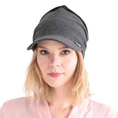 Image of CHARM Sports Sun Visor Hat SPF UV Protection Japanese Design Peak Cap for Men &amp; Women Tennis Jogging Running Dark Grey