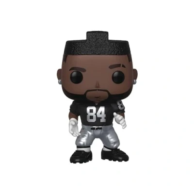 Image of Funko 43975 POP NFL: Raiders Antonio Brown (Home Jersey) Collectible Figure, Multicolour